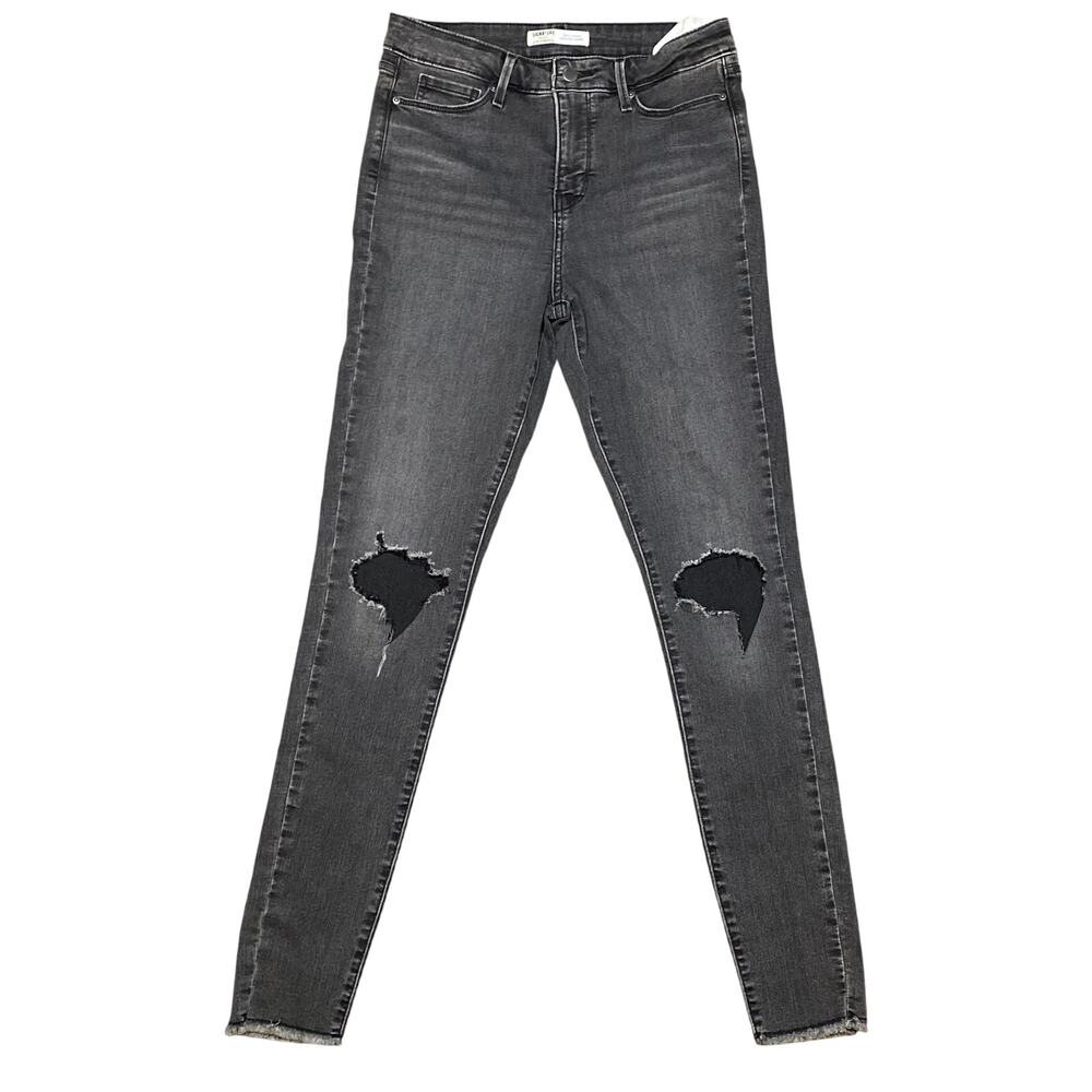 Levis Strauss Signature Gold High-Rise Skinny Jeans Womens 27x32 Black